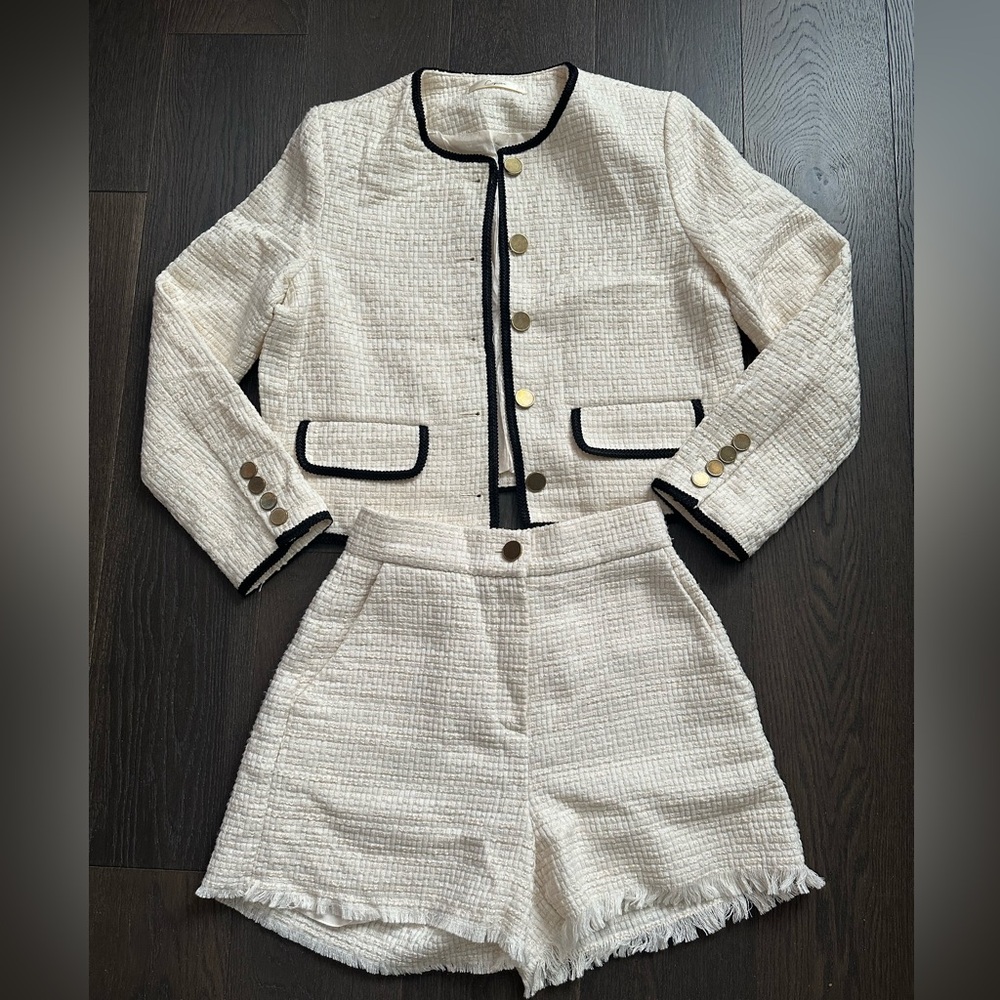 Tweed jacket and shorts (set)